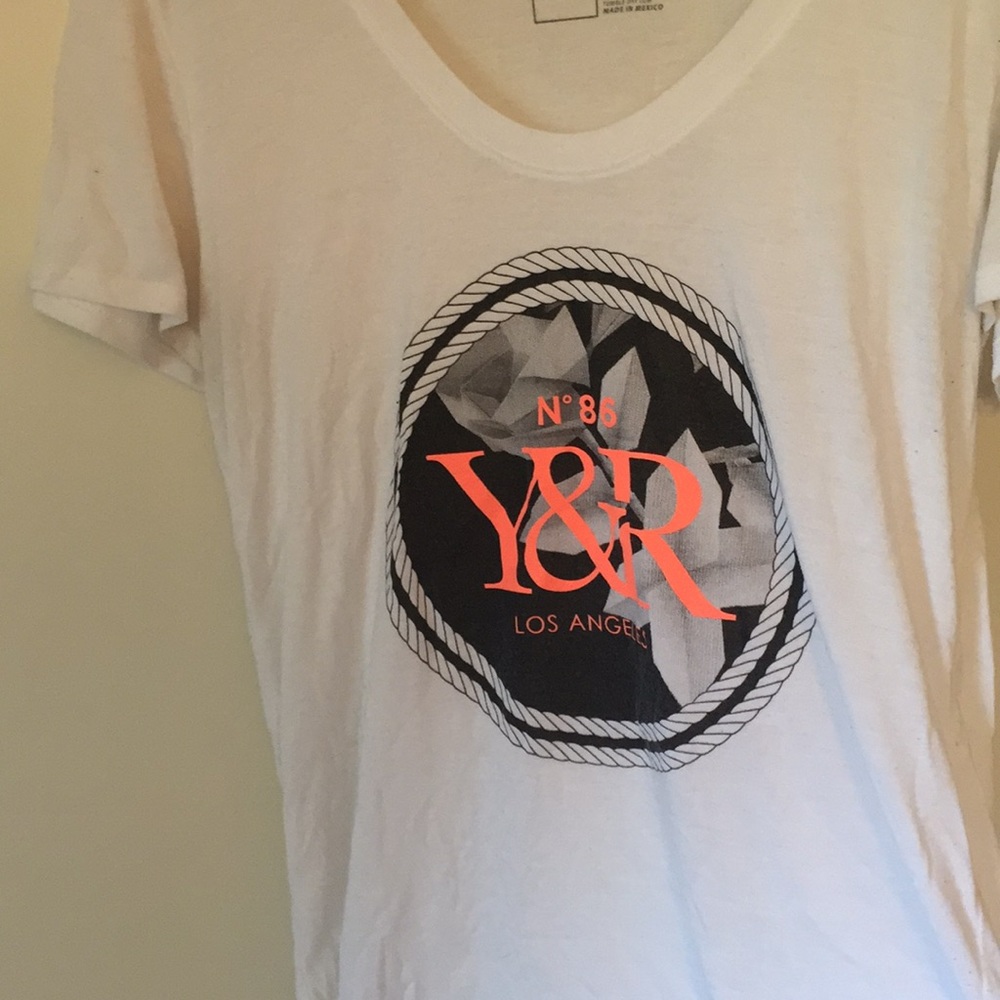 White young and reckless tee